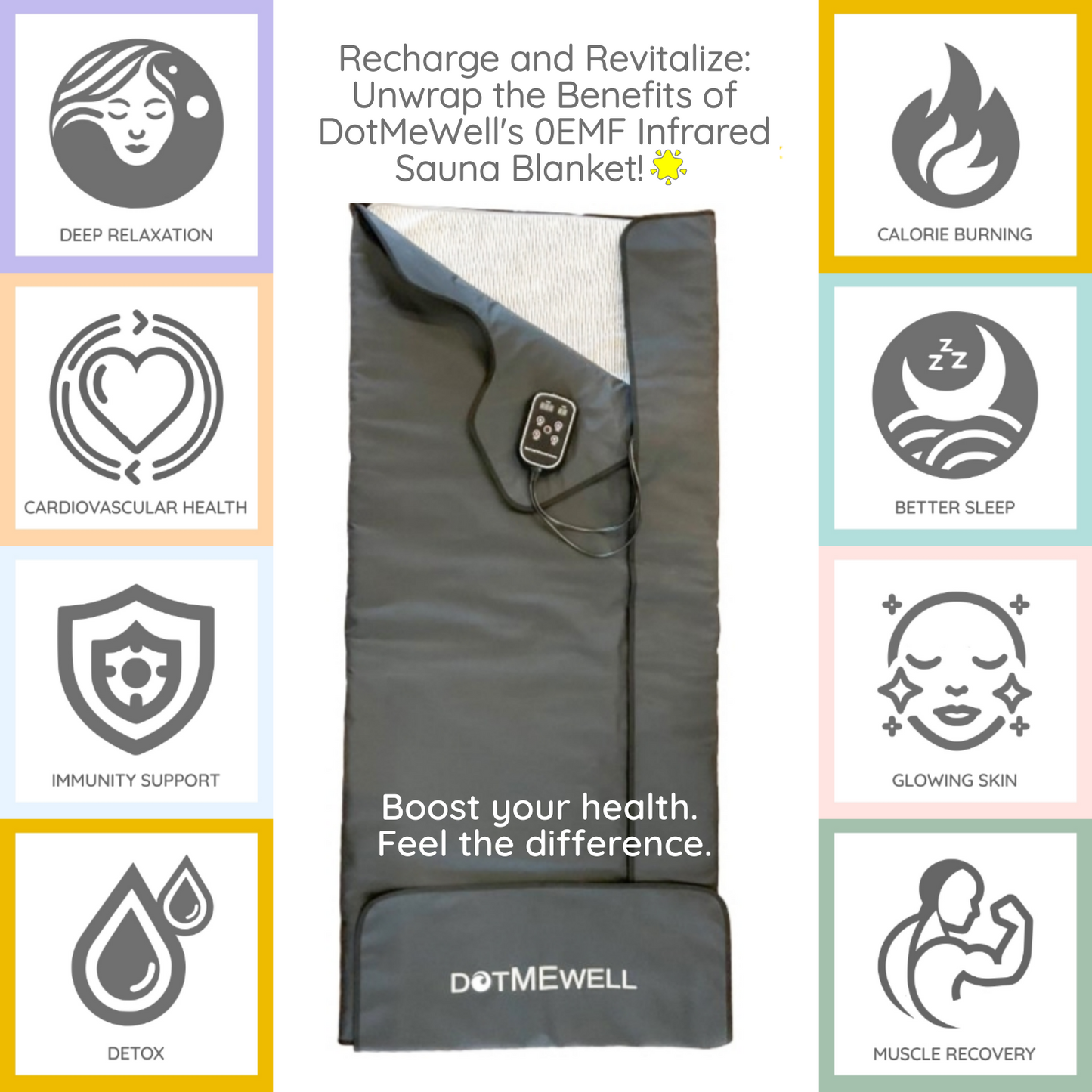 PORTABLE INFRARED SAUNA BLANKET